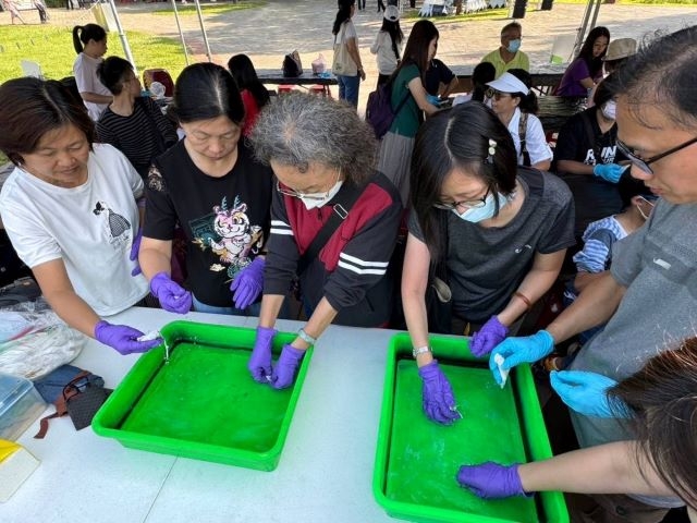 中市太平區坪林森林公園市民野餐日 毛小孩齊聚造型走秀