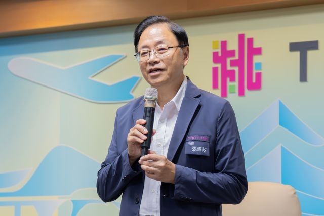 張市長致詞。 張市長致詞。