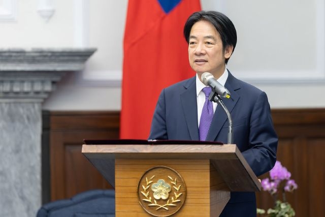 總統致詞。 總統致詞。