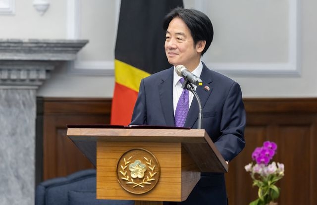 總統致詞。 總統致詞。