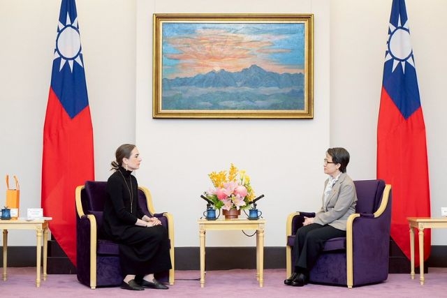 副總統接見「2022年諾貝爾和平獎得主烏克蘭人權組織『公民自由中心』主席馬特維丘克」。 副總統接見「2022年諾貝爾和平獎得主烏克蘭人權組織『公民自由中心』主席馬特維丘克」。