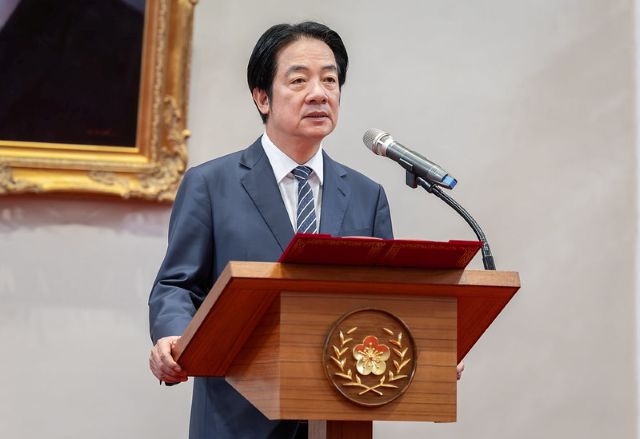 總統致詞。 總統致詞。