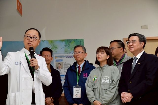 訪視大園敏盛醫院落實假日輕急症中心計畫情形 卓揆：有序提供醫療服務保障國人健康照護