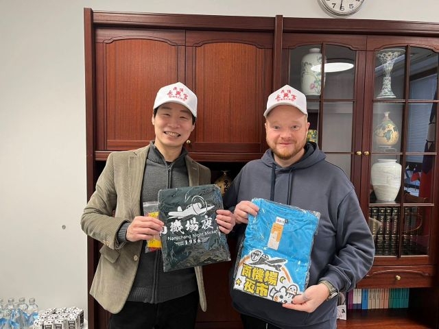 Vikings 足球隊創辦人蔡金龍赴芬蘭拜會我國駐芬蘭代表林昶佐-- 深化臺芬足球、文化與共融運動交流合作