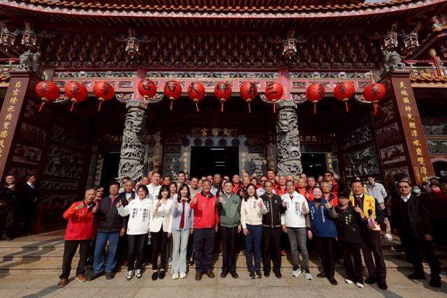 年初四接神日 卓揆走訪苗栗廟宇參拜 期盼農業更豐收、觀光更興盛、建設更進步、國家更升級