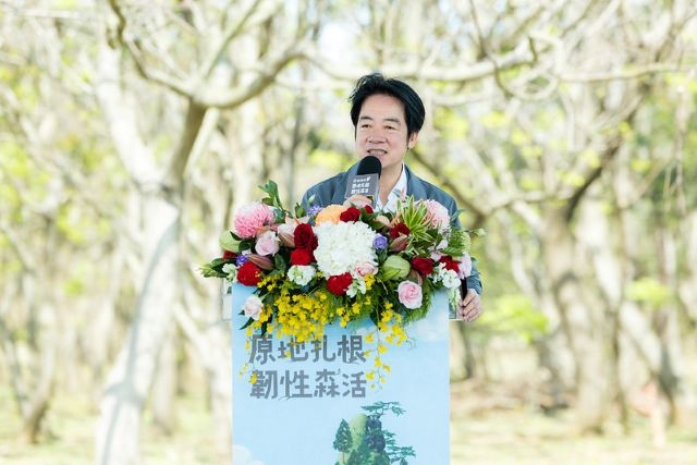 總統致詞。 總統致詞。