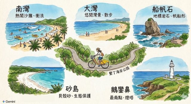 騎著YouBike遊墾丁國家公園：低碳旅程的綠色新風景