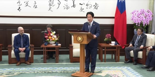 總統接見德國國會友臺小組跨黨派議員訪團　盼持續深化資安、國防與社會韌性合作