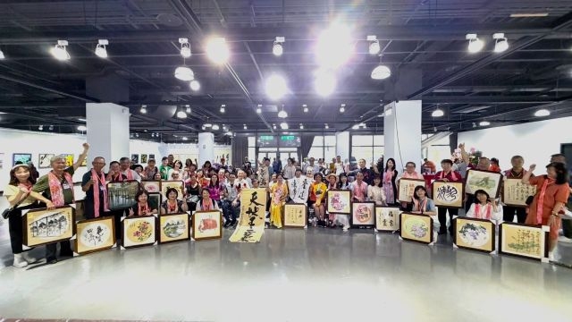 武陵十友書畫社「再現武陵」 55週年聯展開幕 結合公益收藏回饋社會
