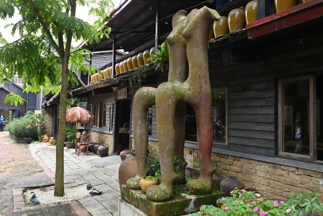 南投水里蛇窯陶藝文化園區。 南投水里蛇窯陶藝文化園區。