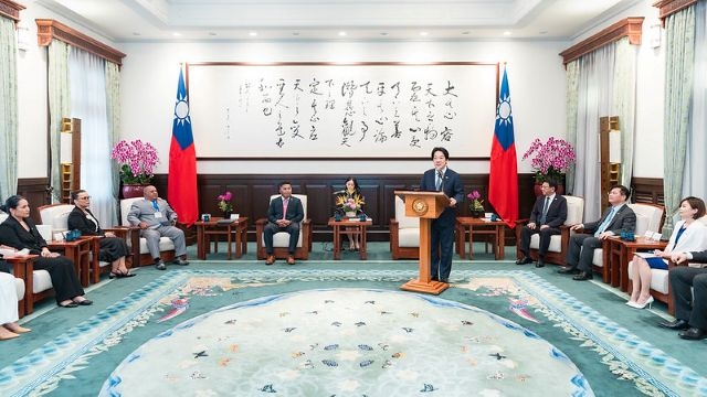 總統致詞。 總統致詞。