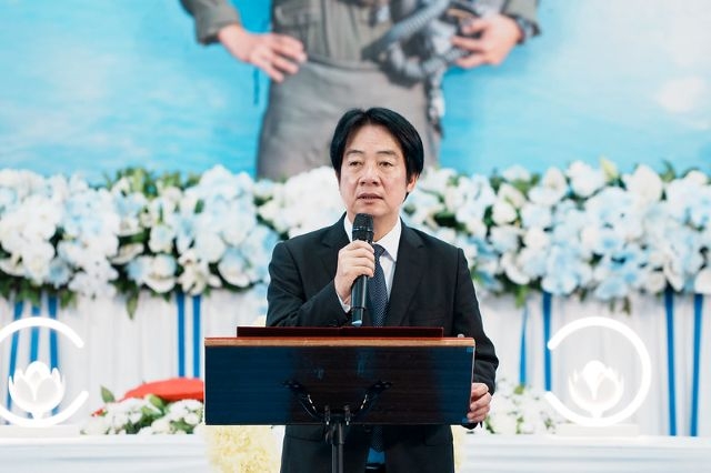 總統致詞。 總統致詞。