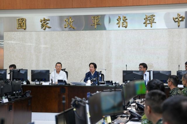 總統視導「漢光42號演習─八里守備區『戰力防護與保存』實兵演練」