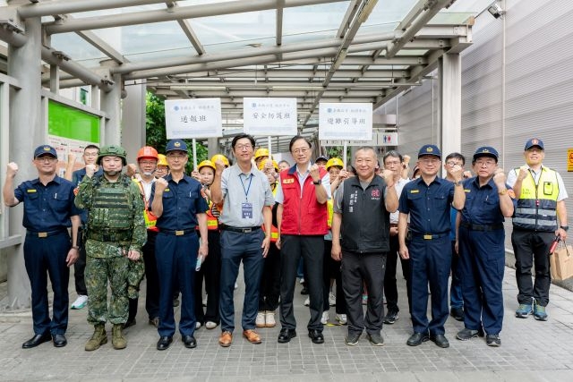 視導2026城鎮韌性防空演習　張市長：強化跨機關應變能力 守護市民安全