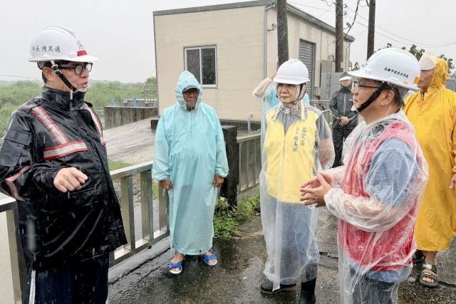 嚴防豪雨致災 陳其邁市長視察北高雄防汛設施強化抽排整備