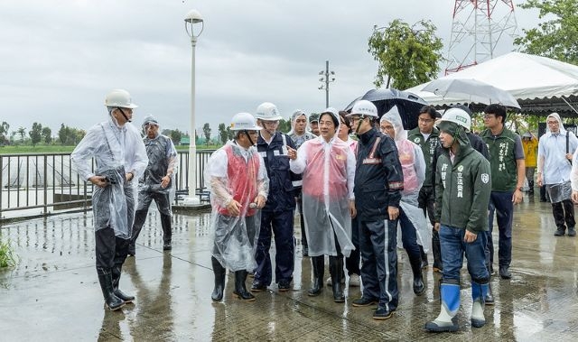 關心高雄及臺南排水治理　總統強調持續在全臺各地投入治水工程　讓人民生命財產安全更有保障