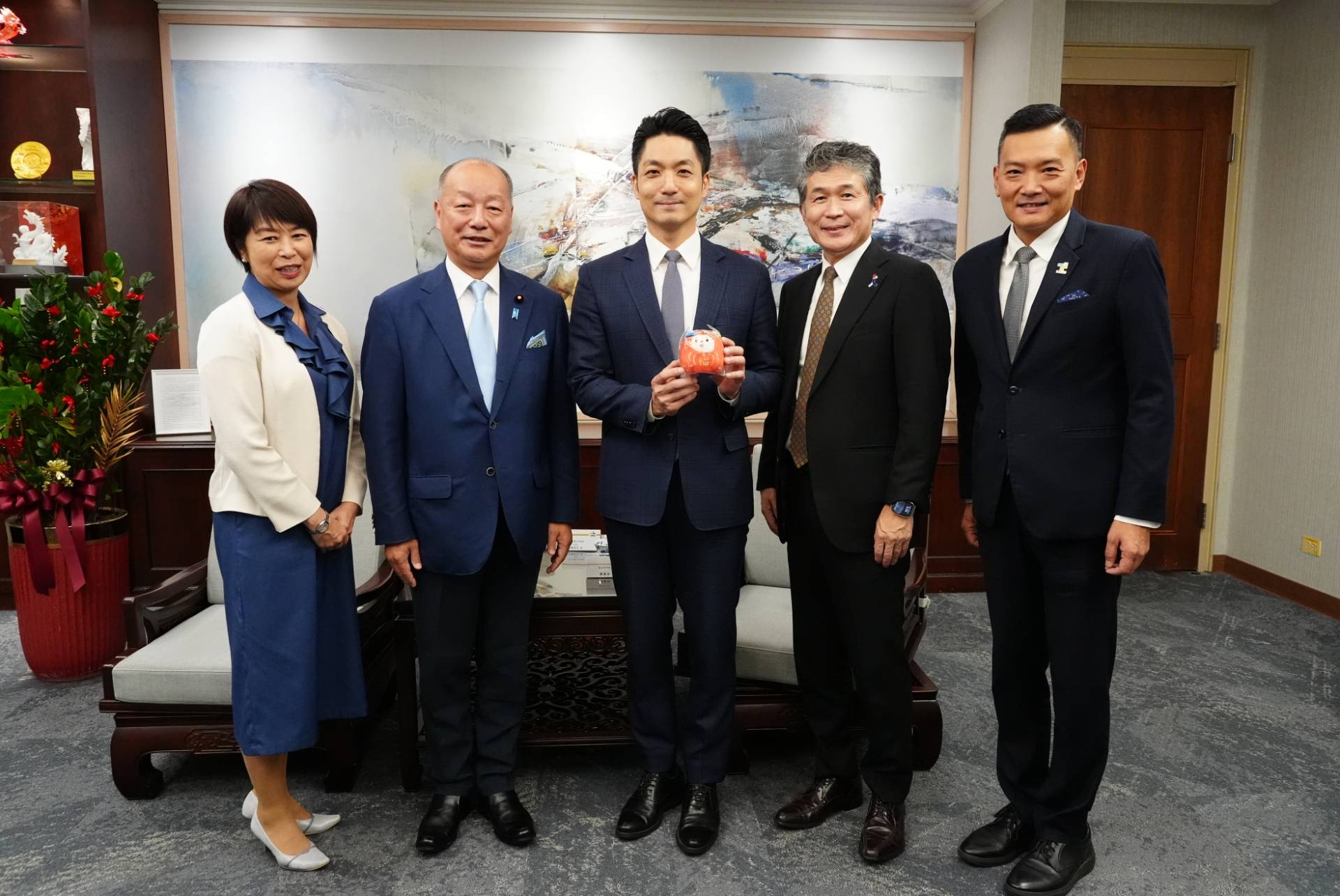 蔣萬安會晤自民黨眾議員高木啓　提三大領域盼臺日「共同成長」